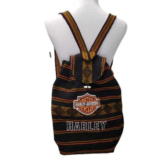 Harley-Davidson Handbags - Harley-Davidson Backpack Drawstring Serape Bag